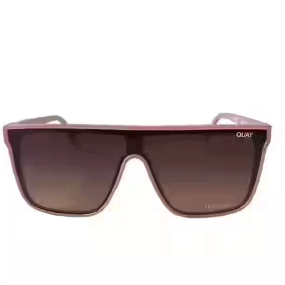 New Quay Australia NIGHTFALL Oversized Polarized Rose-Tinted Sunglasses